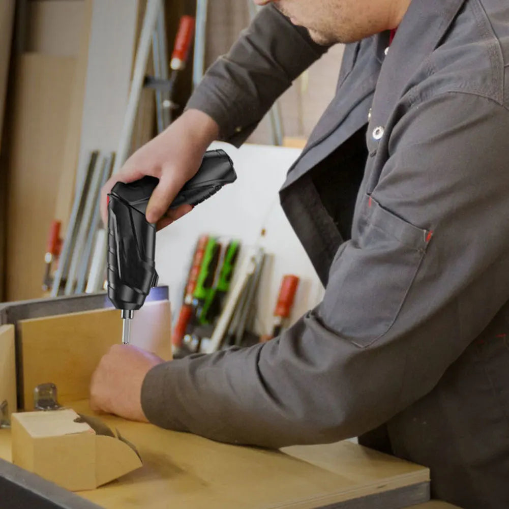 Portable Cordless USB Charging Mini Electric Screwdriver Automatic Screwdriver Hand Drill Wrench Electric Tools